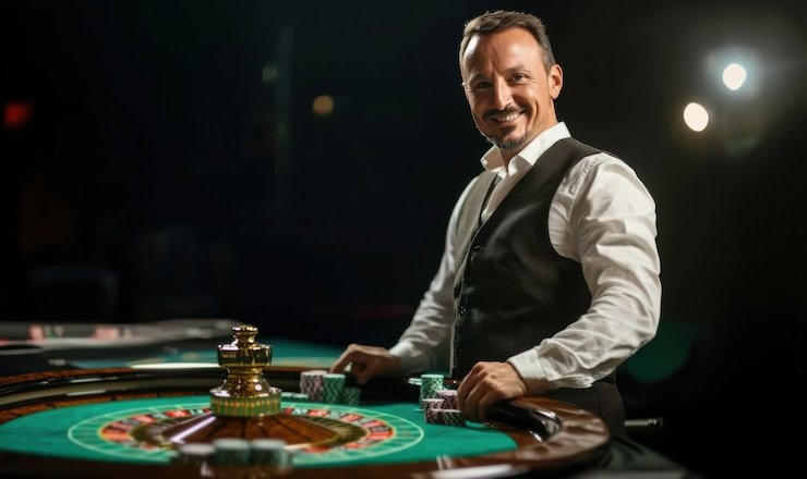 Dealer live di studio Speed Blackjack jebol togel88 dengan multi-kamera dan profesional perkecil